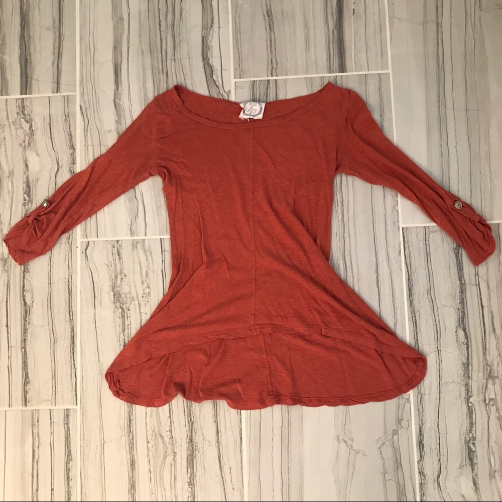 Iris & Navy for Anthropologie long-sleeve top.